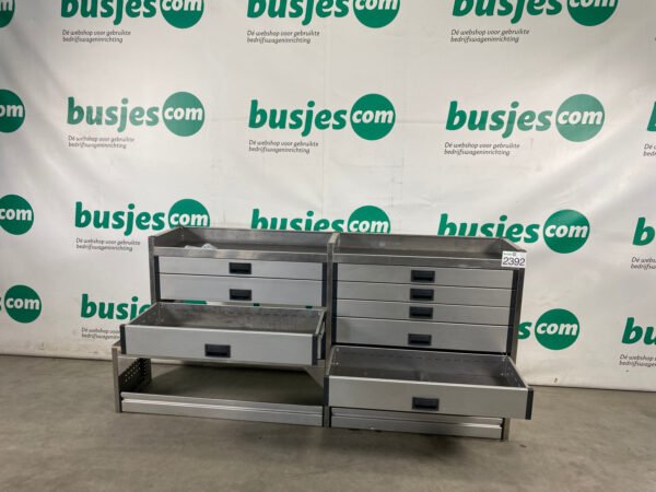 Aluca aluminium bedrijfswageninrichting gebruikt (nr 2392) - Afbeelding 7