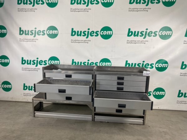 Aluca aluminium bedrijfswageninrichting gebruikt (nr 2392) - Afbeelding 8
