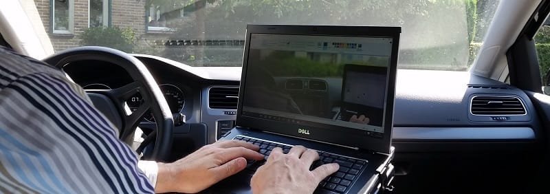 CM01 CarMount laptophouder | 1729 | gebruikt & inklapbaar - Afbeelding 3