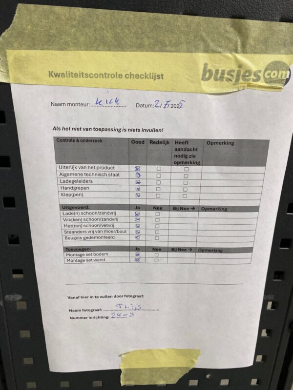 Modul gebruikte bedrijfswagen inrichting (nr 2408) - Afbeelding 7