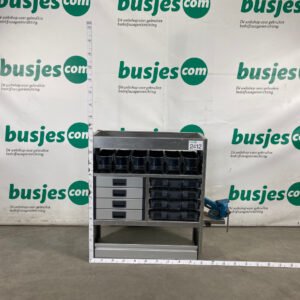 Aluca aluminium bedrijfswageninrichting gebruikt (nr 2412)