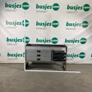 Aluca aluminium bedrijfswageninrichting gebruikt (nr 2417)