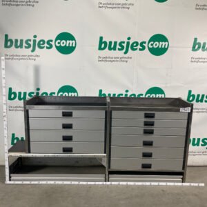 Aluca aluminium bedrijfswageninrichting gebruikt (nr 2421)