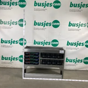 Aluca aluminium bedrijfswageninrichting gebruikt (nr 2422)