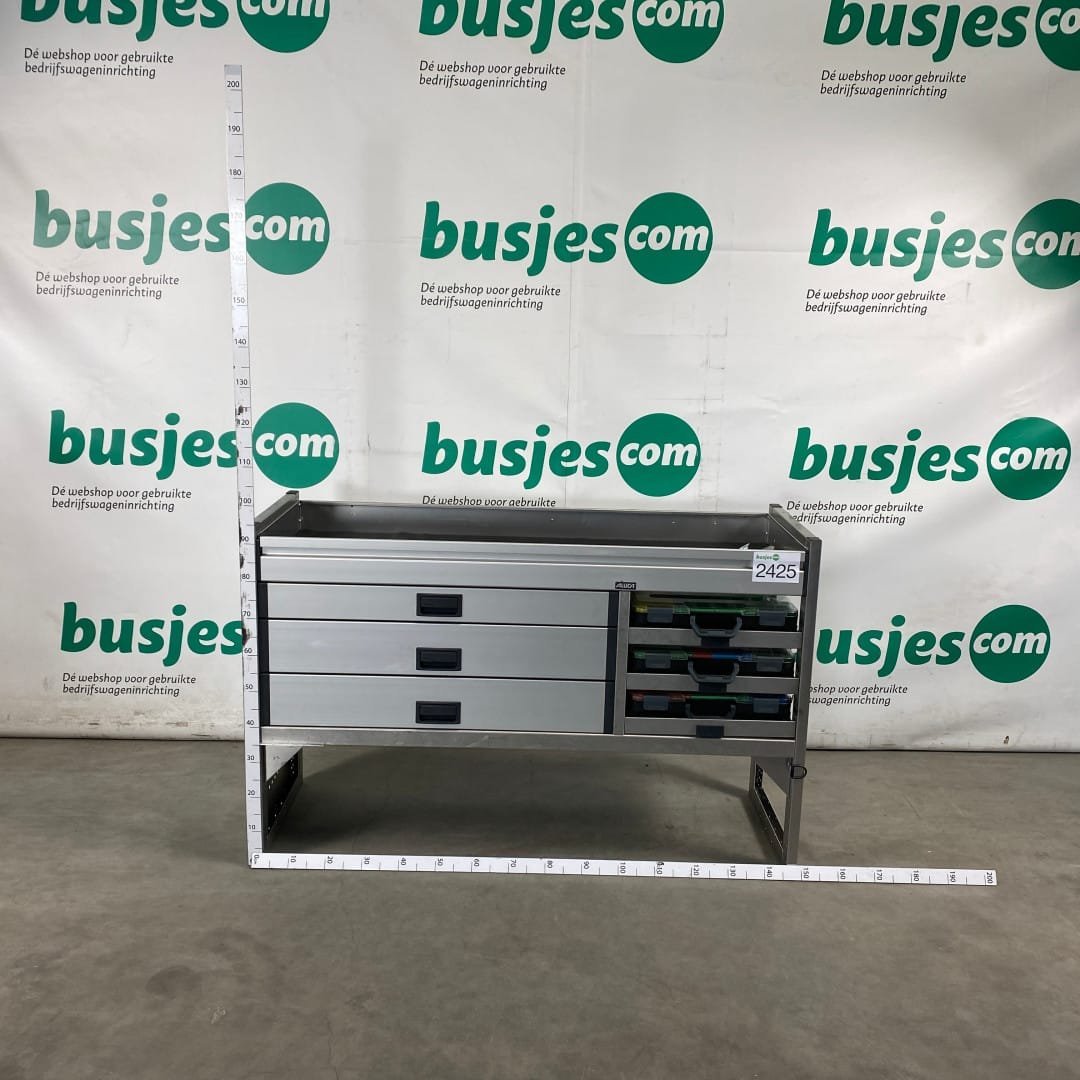 Aluca aluminium bedrijfswageninrichting gebruikt (nr 2425) - Afbeelding 2