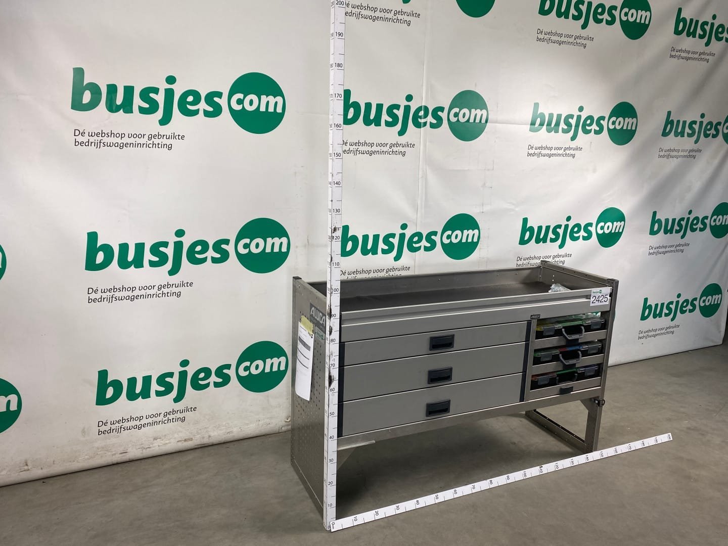 Aluca aluminium bedrijfswageninrichting gebruikt (nr 2425) - Afbeelding 3