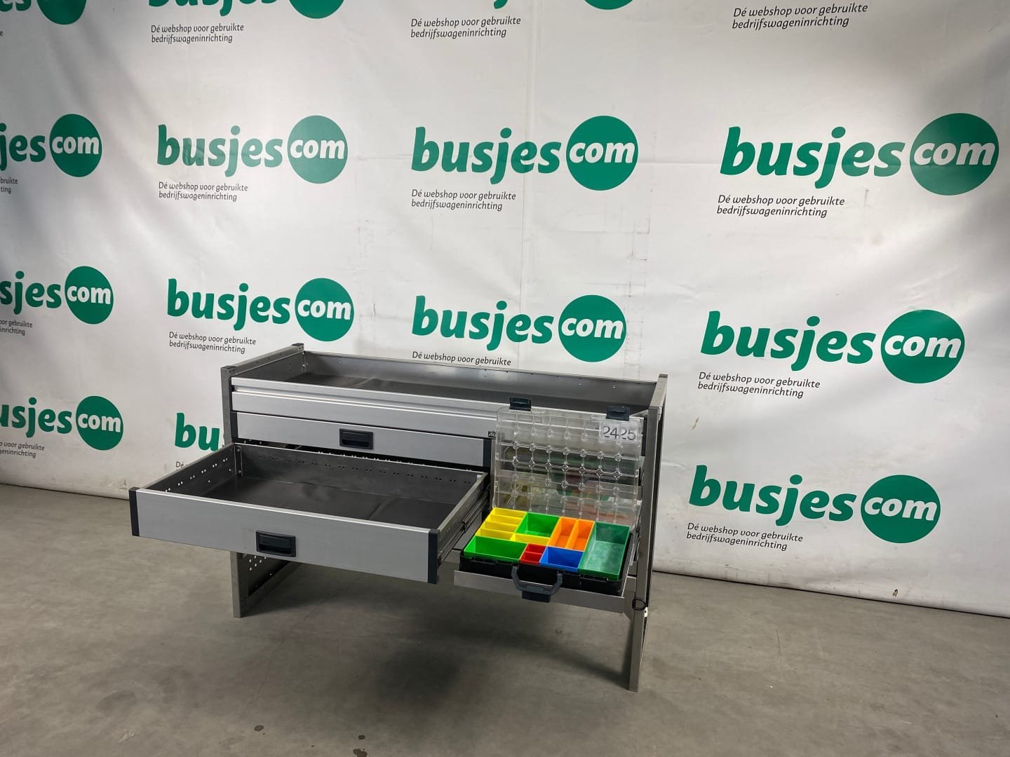 Aluca aluminium bedrijfswageninrichting gebruikt (nr 2425) - Afbeelding 6