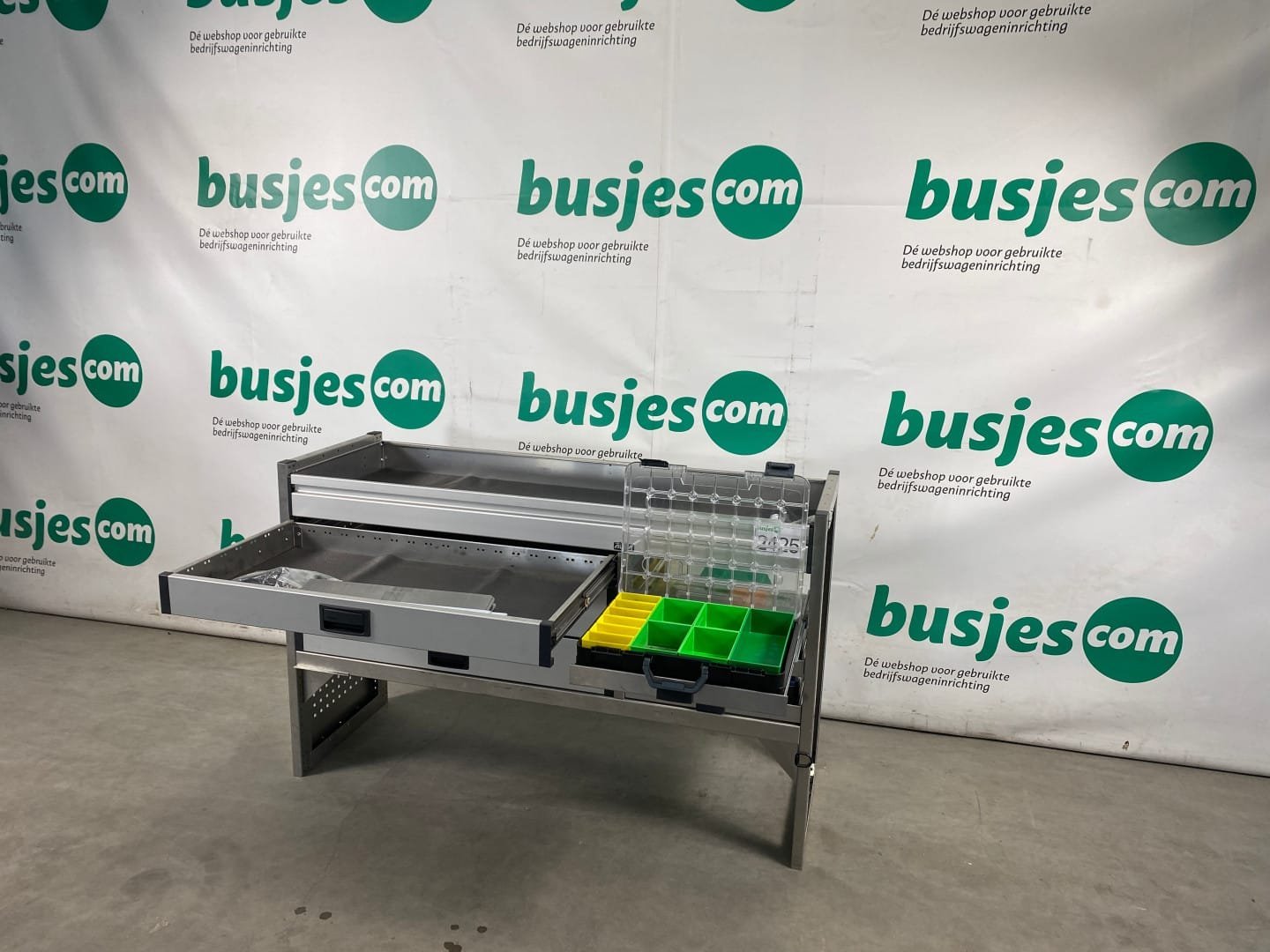 Aluca aluminium bedrijfswageninrichting gebruikt (nr 2425) - Afbeelding 7