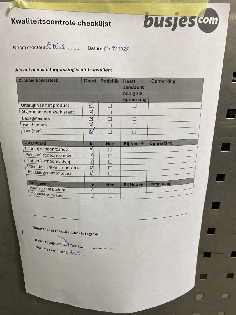 Aluca aluminium bedrijfswageninrichting gebruikt (nr 2425) - Afbeelding 9