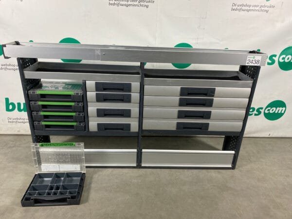 Bott Vario aluminium gebruikte bedrijfswagen inrichting (nr 2438) - Afbeelding 11