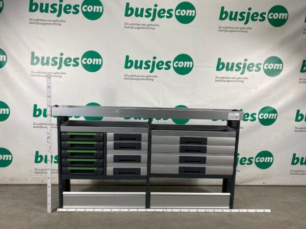 Bott Vario aluminium gebruikte bedrijfswagen inrichting (nr 2438) - Afbeelding 2