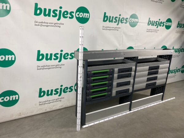 Bott Vario aluminium gebruikte bedrijfswagen inrichting (nr 2438) - Afbeelding 3