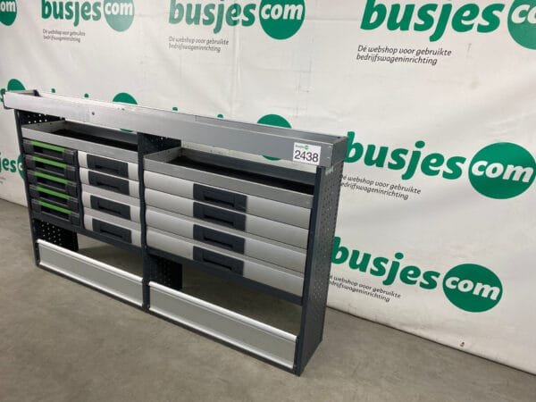 Bott Vario aluminium gebruikte bedrijfswagen inrichting (nr 2438) - Afbeelding 5
