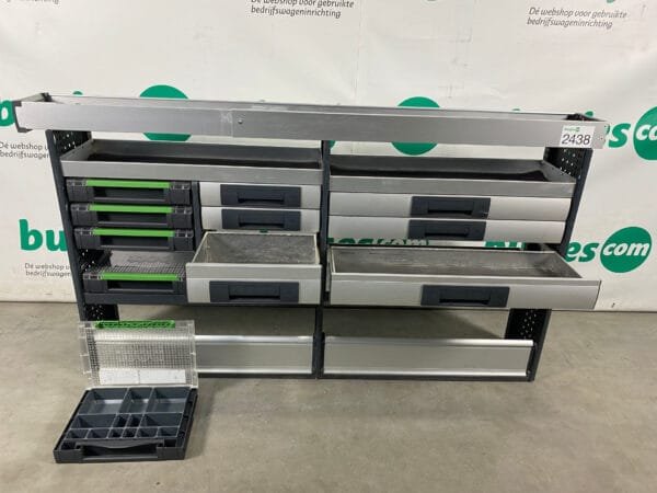 Bott Vario aluminium gebruikte bedrijfswagen inrichting (nr 2438) - Afbeelding 8
