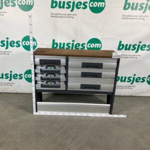 Bott Vario aluminium gebruikte bedrijfswagen inrichting (nr 2469)