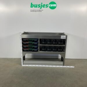 Aluca aluminium bedrijfswageninrichting gebruikt (nr 2482)