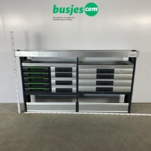 Bott Vario aluminium gebruikte bedrijfswagen inrichting (nr 2485)