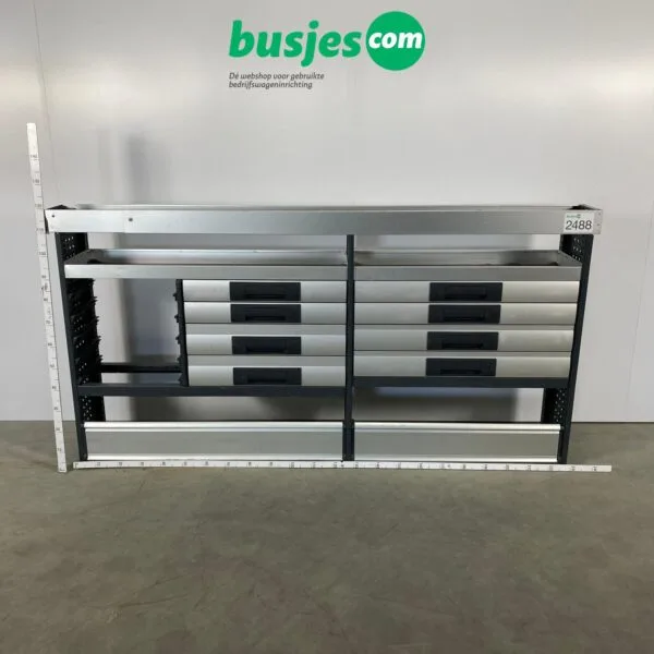 Bott Vario aluminium gebruikte bedrijfswagen inrichting (nr 2488)