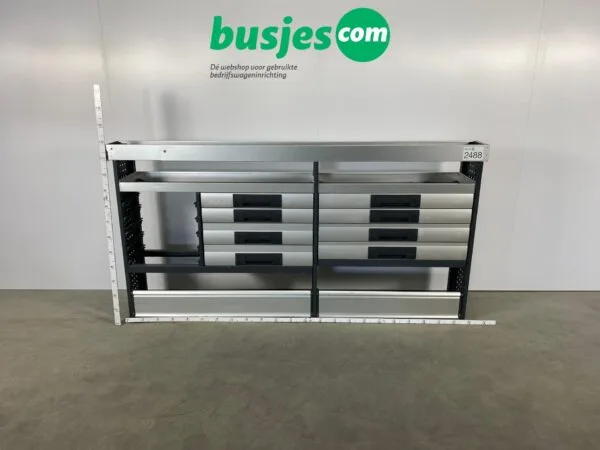 Bott Vario aluminium gebruikte bedrijfswagen inrichting (nr 2488) - Afbeelding 2