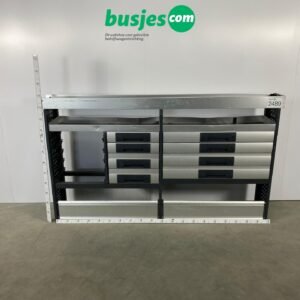Bott Vario aluminium gebruikte bedrijfswagen inrichting (nr 2489)