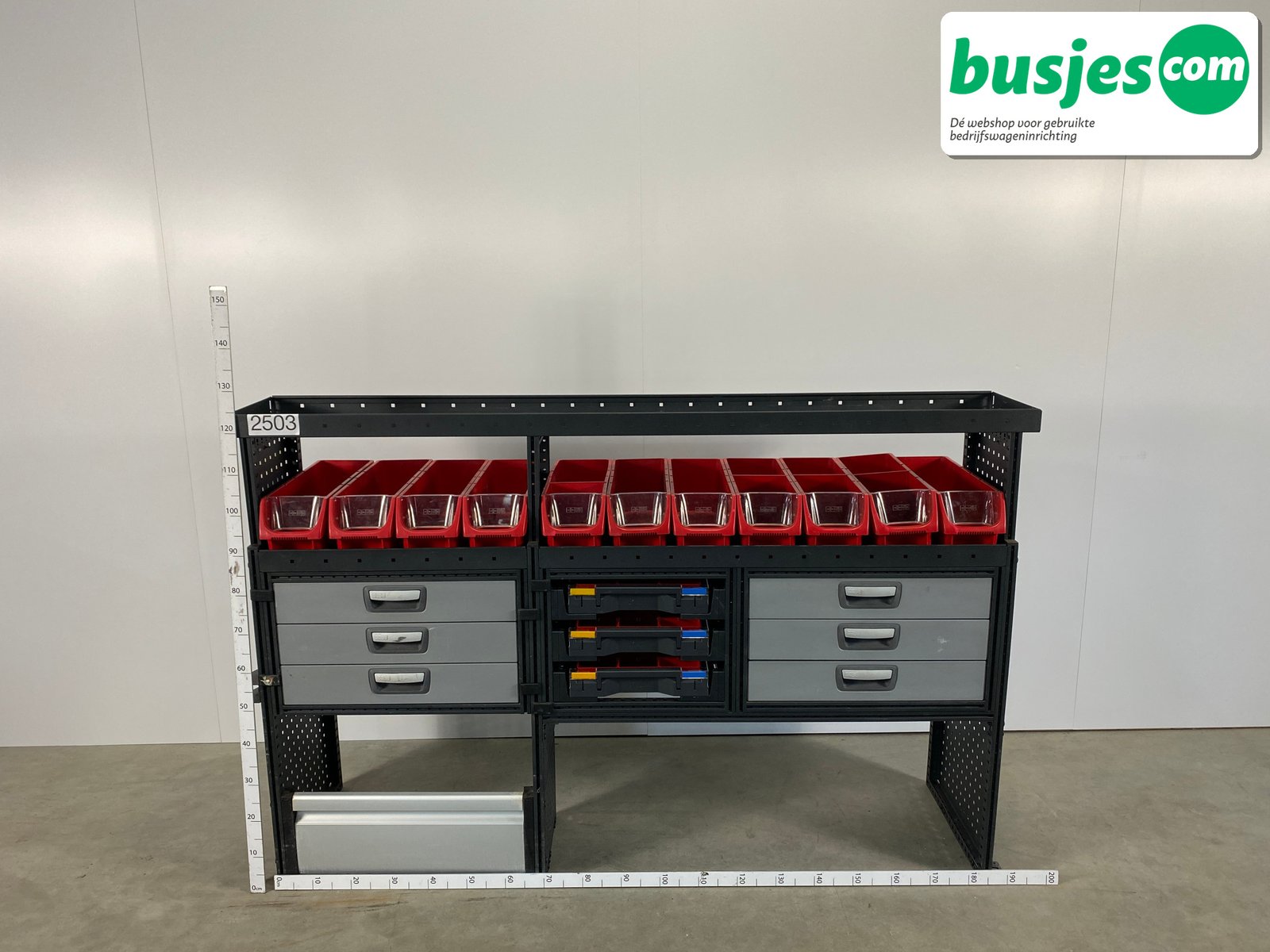 Modul bedrijfswagen inrichting 1990x485x1250mm (2503) - Afbeelding 2