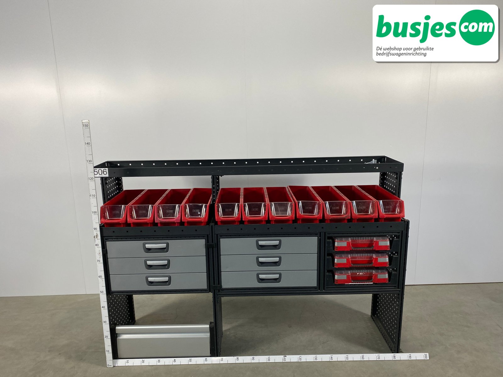 Modul bedrijfswagen inrichting 1945x485x1235mm (2506) - Afbeelding 2