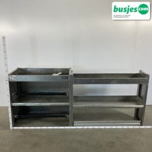 Aluca aluminium bedrijfswageninrichting gebruikt (nr 2514)