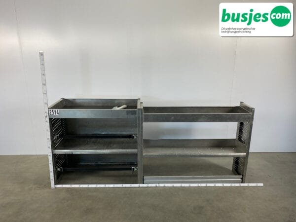 Aluca aluminium bedrijfswageninrichting gebruikt (nr 2514) - Afbeelding 2