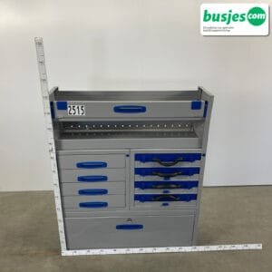 Sortimo staal alu gebruikte bedrijfswagen inrichting (nr 2515)
