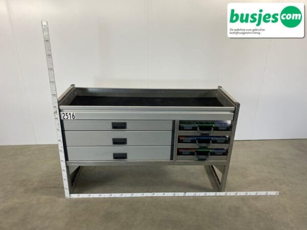 Aluca aluminium bedrijfswageninrichting gebruikt (nr 2516) - Afbeelding 2