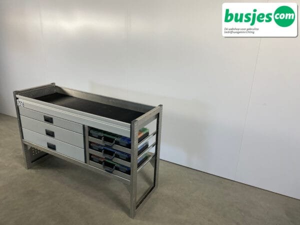 Aluca aluminium bedrijfswageninrichting gebruikt (nr 2516) - Afbeelding 3
