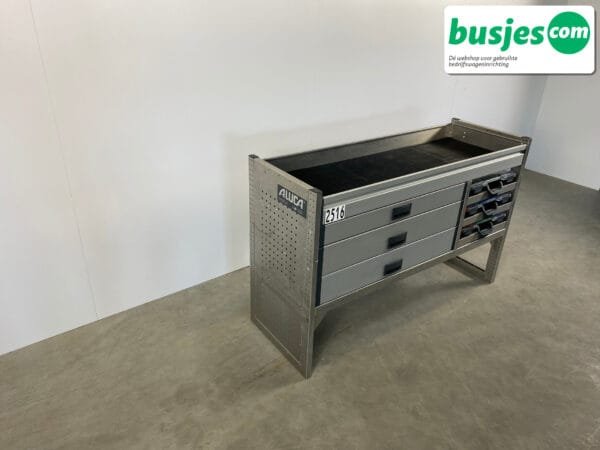 Aluca aluminium bedrijfswageninrichting gebruikt (nr 2516) - Afbeelding 4