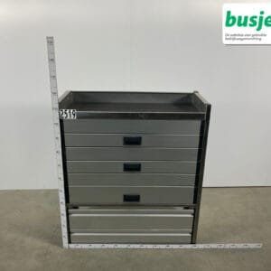 Aluca aluminium bedrijfswageninrichting gebruikt (nr 2519)