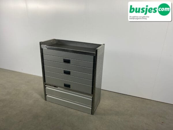 Aluca aluminium bedrijfswageninrichting gebruikt (nr 2519) - Afbeelding 2