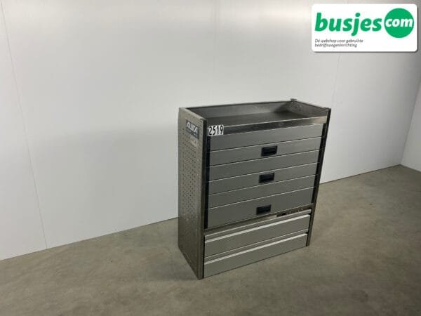 Aluca aluminium bedrijfswageninrichting gebruikt (nr 2519) - Afbeelding 3