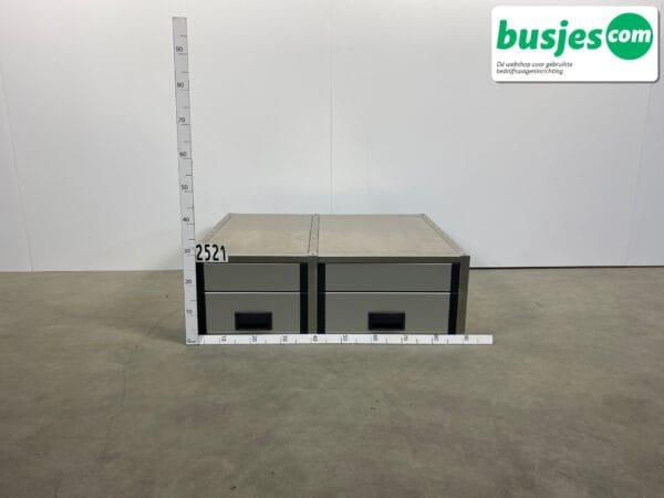 Aluca aluminium bedrijfswageninrichting gebruikt (nr 2521)