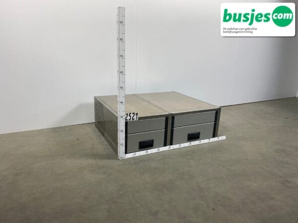 Aluca aluminium bedrijfswageninrichting gebruikt (nr 2521) - Afbeelding 2