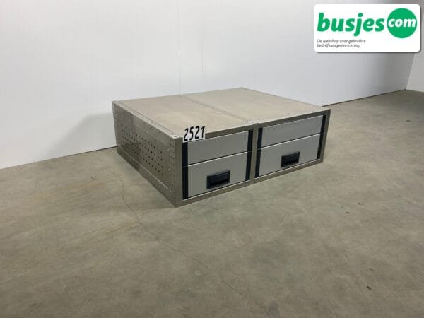 Aluca aluminium bedrijfswageninrichting gebruikt (nr 2521) - Afbeelding 4