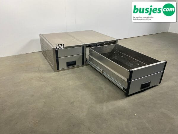 Aluca aluminium bedrijfswageninrichting gebruikt (nr 2521) - Afbeelding 6