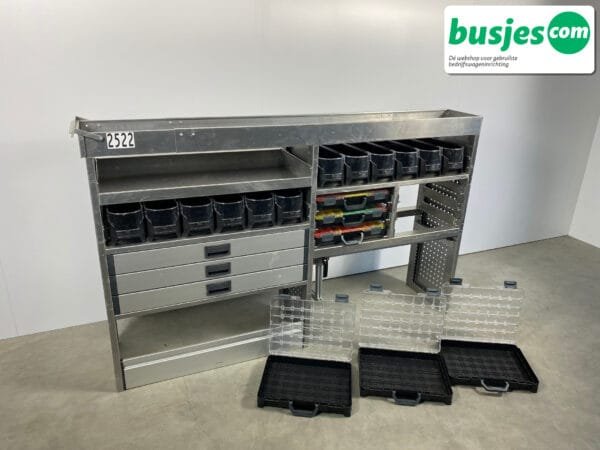 Aluca aluminium bedrijfswageninrichting gebruikt (nr 2522) - Afbeelding 11