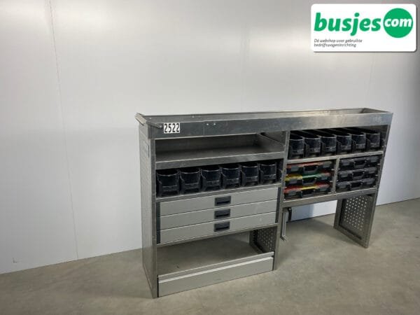 Aluca aluminium bedrijfswageninrichting gebruikt (nr 2522) - Afbeelding 4
