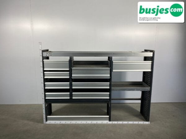 Bott Vario aluminium gebruikte bedrijfswagen inrichting (nr 2530)