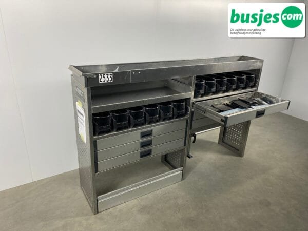 Aluca aluminium bedrijfswageninrichting gebruikt (nr 2533) - Afbeelding 11