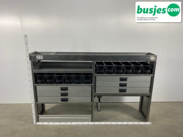 Aluca aluminium bedrijfswageninrichting gebruikt (nr 2533) - Afbeelding 2