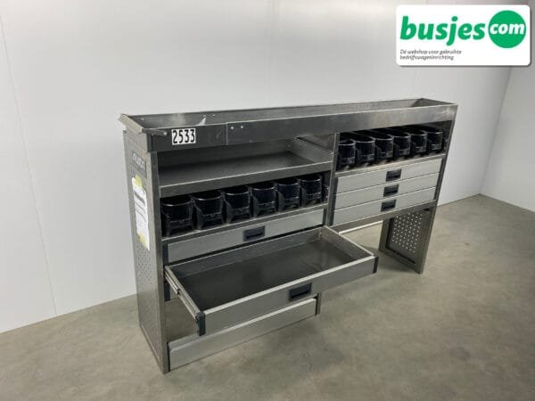Aluca aluminium bedrijfswageninrichting gebruikt (nr 2533) - Afbeelding 7