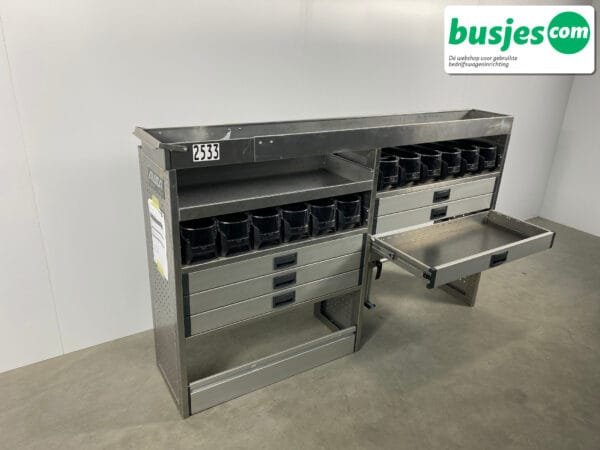 Aluca aluminium bedrijfswageninrichting gebruikt (nr 2533) - Afbeelding 9