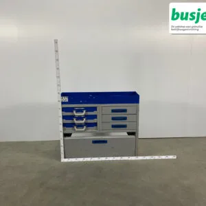 Sortimo staal alu gebruikte bedrijfswagen inrichting (nr 2537)