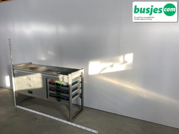 Aluca aluminium bedrijfswageninrichting gebruikt (nr 2543) - Afbeelding 3