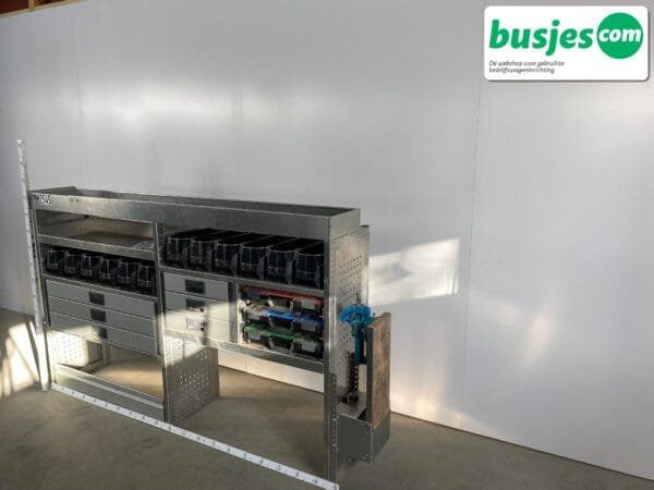 Aluca aluminium bedrijfswageninrichting gebruikt (nr 2545) - Afbeelding 3