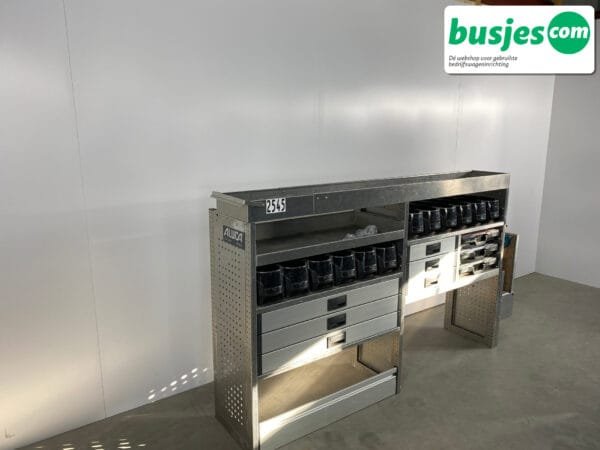 Aluca aluminium bedrijfswageninrichting gebruikt (nr 2545) - Afbeelding 4